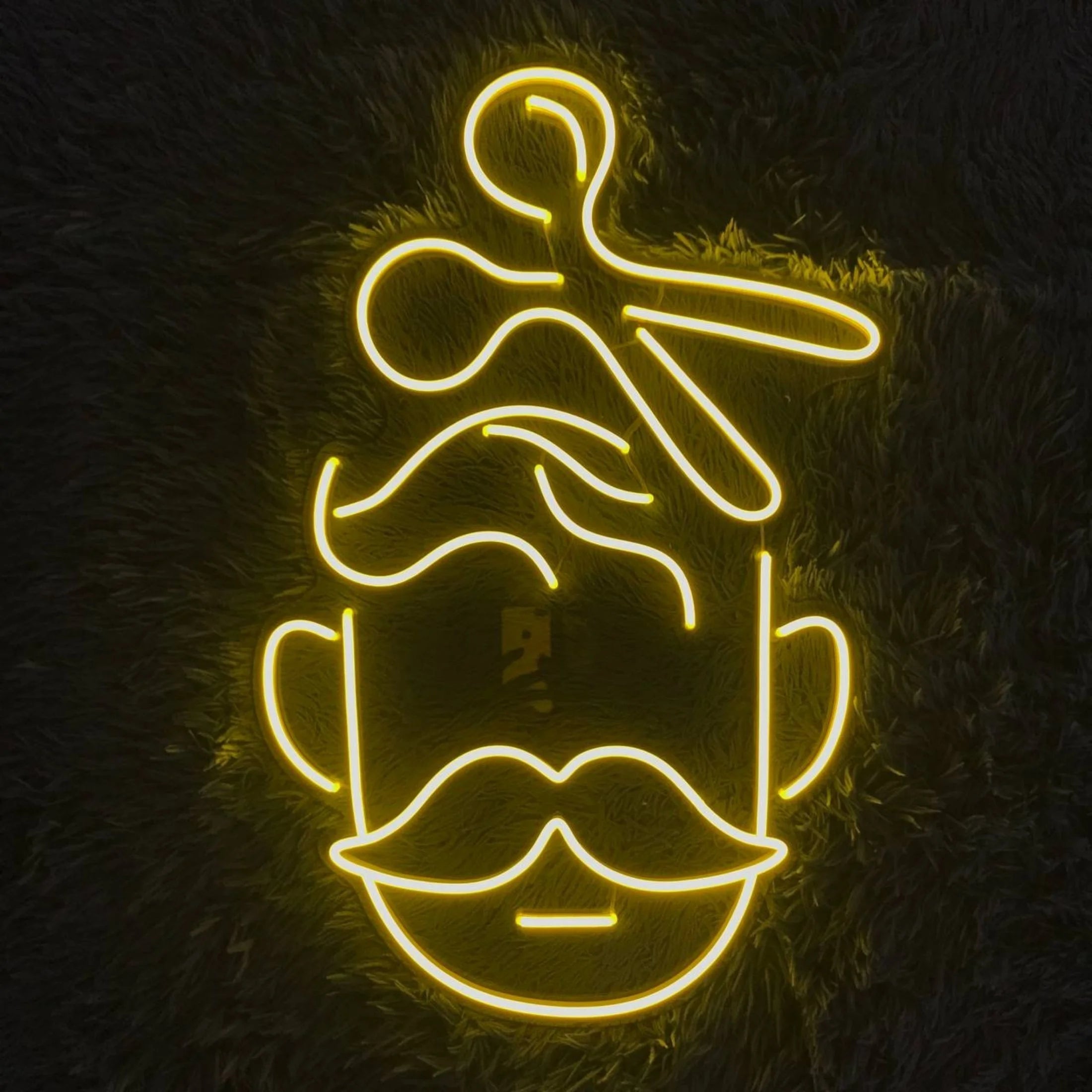 Barber Neon Sign, Hair Salon Wall Art Decor, Barber Shop Wall Decor